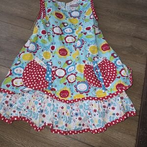 Jelly The Pug Floral and Heart Patterned Dress